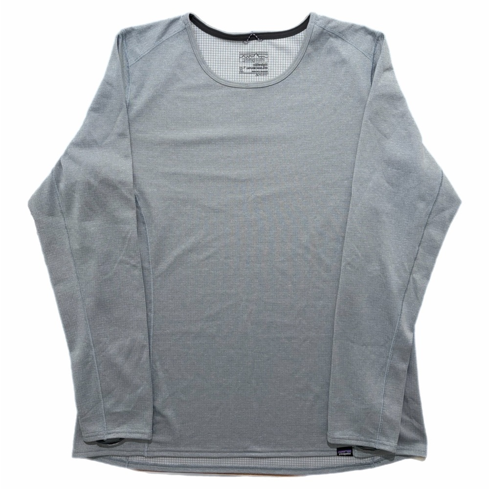 Patagonia Capilene Baselayer Shirt Mens XL Gray Midweight Long Sleeve STY44435